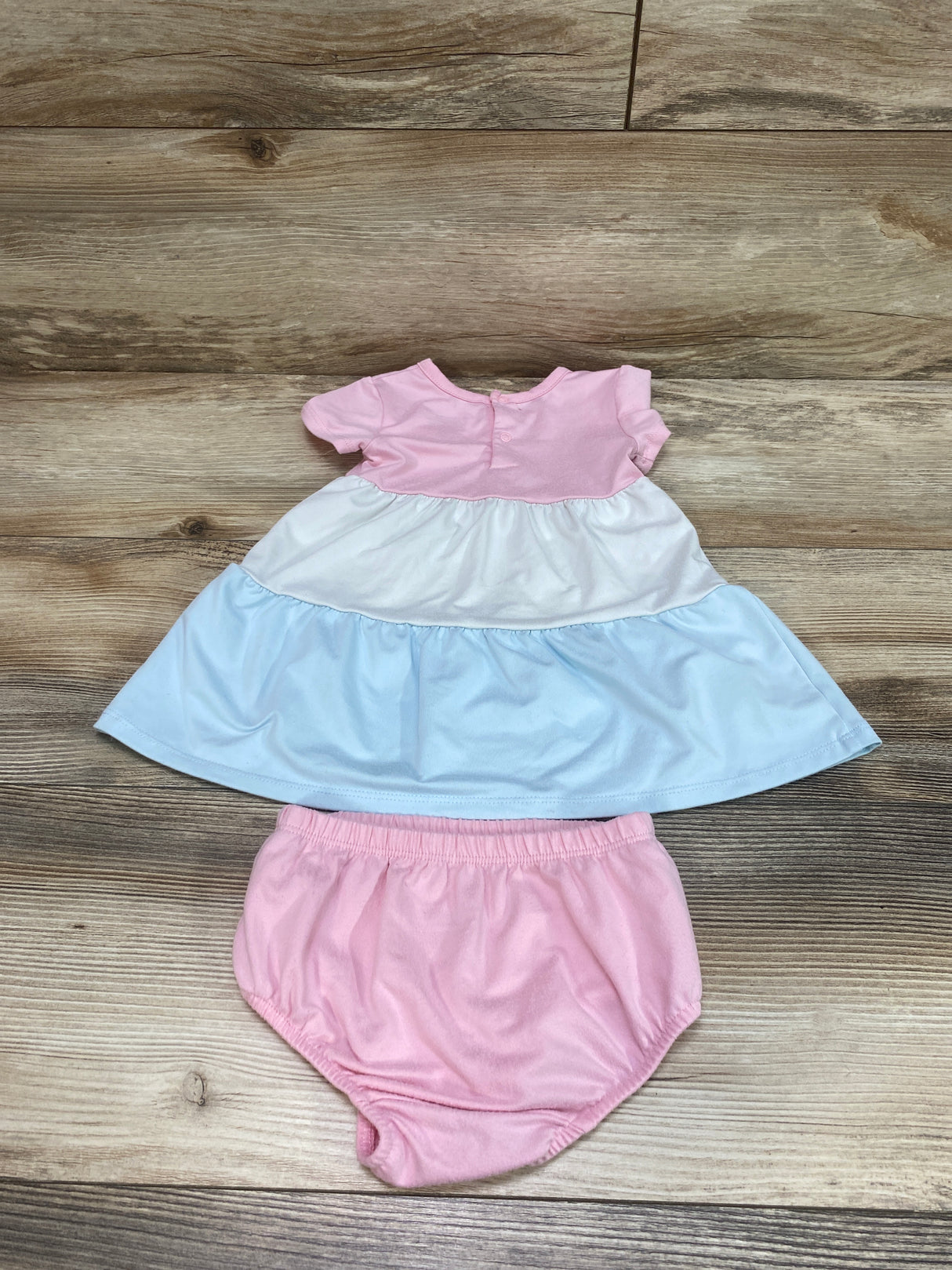 Sesame St. Elmo Pink Dress & Bloomer Set sz 9m