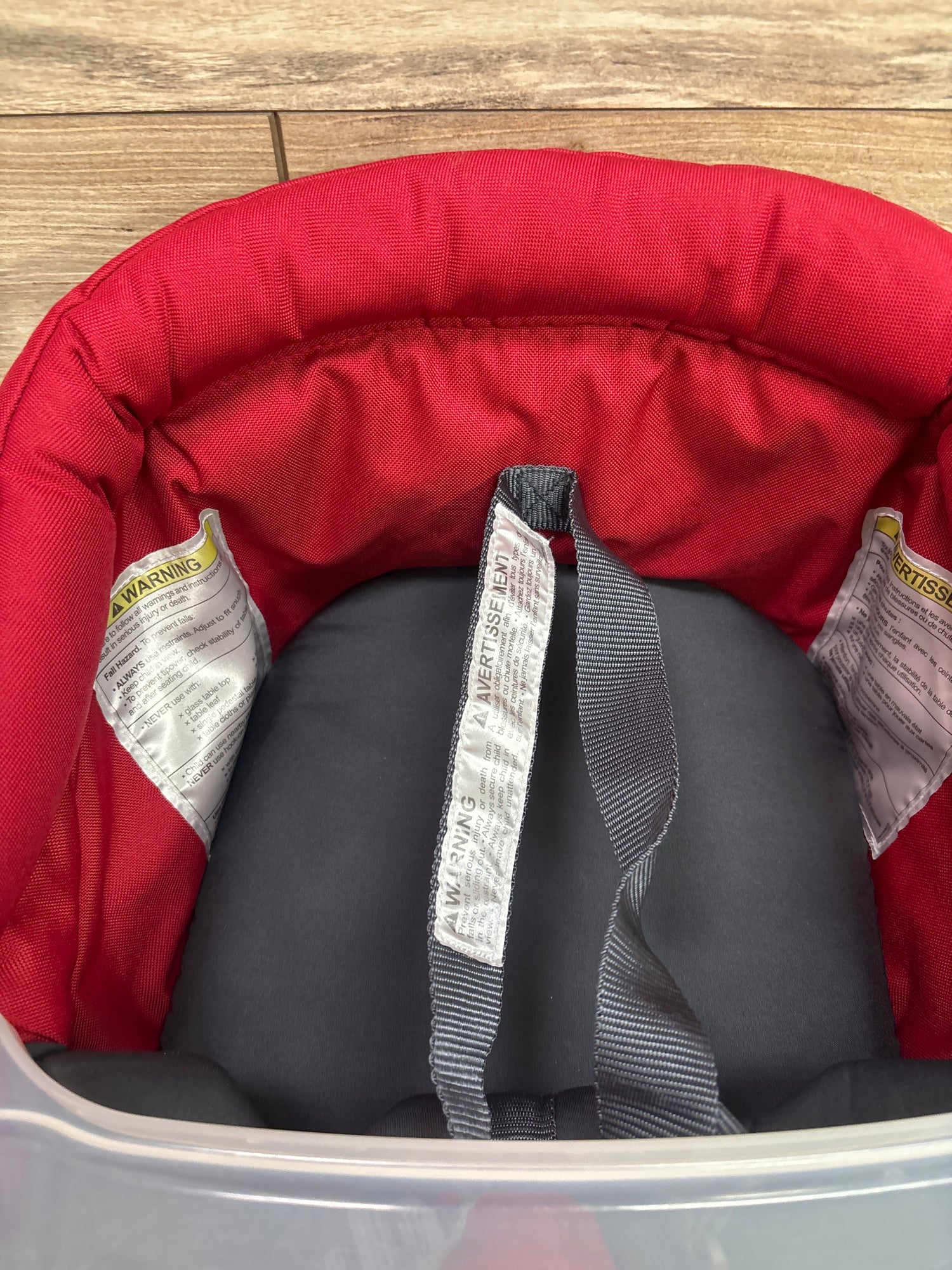 Inglesina Fast Table Hook-On High Chair with Tray, Red