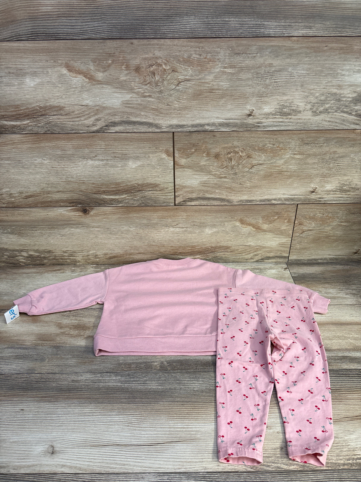 NEW Carter's 2pc Pullover Sweatshirt & Leggings Pink sz 24m