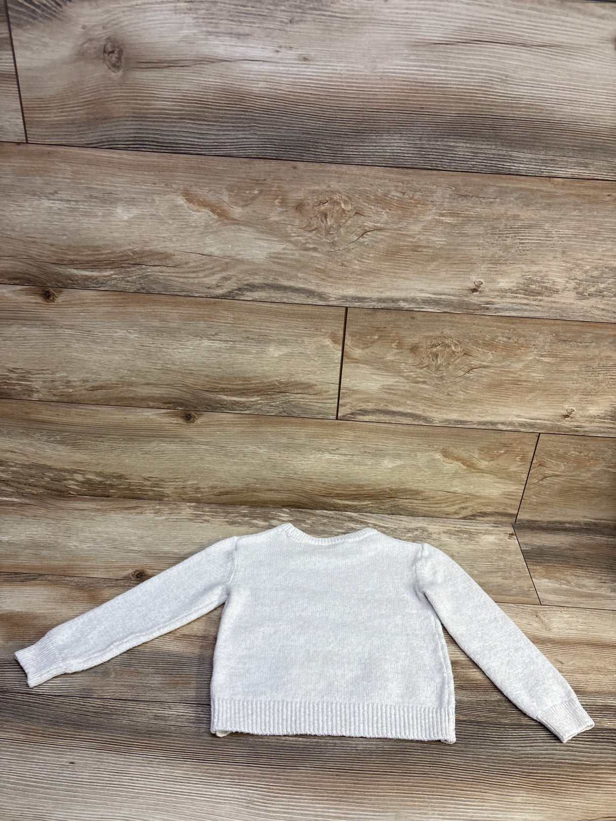 Children's Place Pullover Sequin Sweater White sz 3T