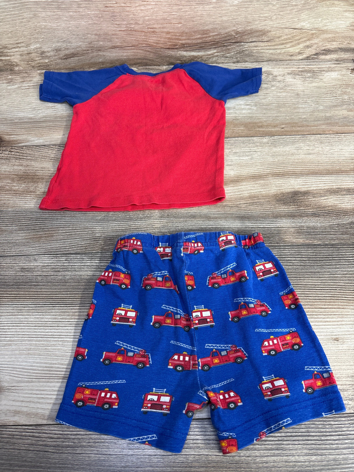 Children's Place 2pc Mommy's Hero Pajama Set Blue sz 18-24m