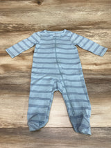 Just One You Striped Sleeper Blue sz 6m