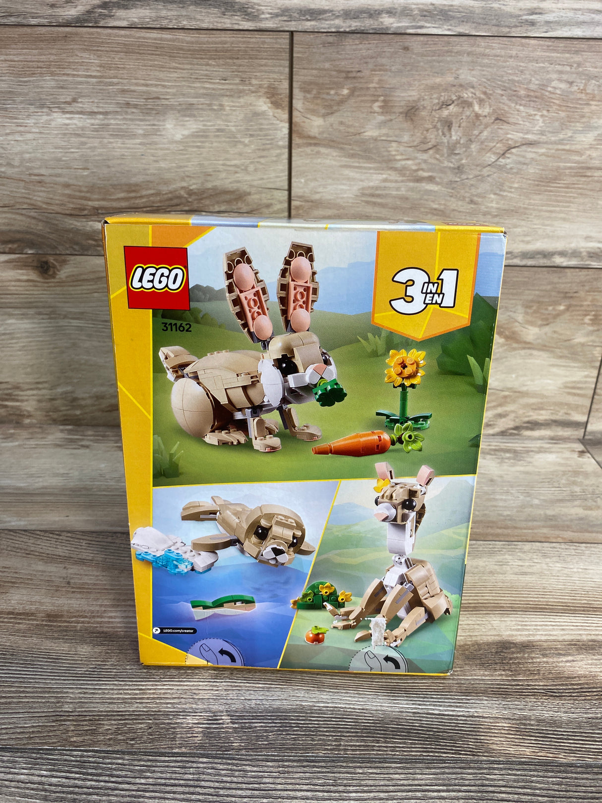 NEW LEGO Creator 3-in-1 Cute Bunny 326pc 31162