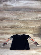 Kids Tales Tattoo Sleeve Shirt Black sz 4/5T