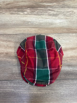 Gymboree Plaid Newsboy Hat Red sz 0-6m