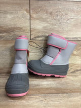 NEW Cat & Jack Lenny Winter Snow Boots Grey sz 11c
