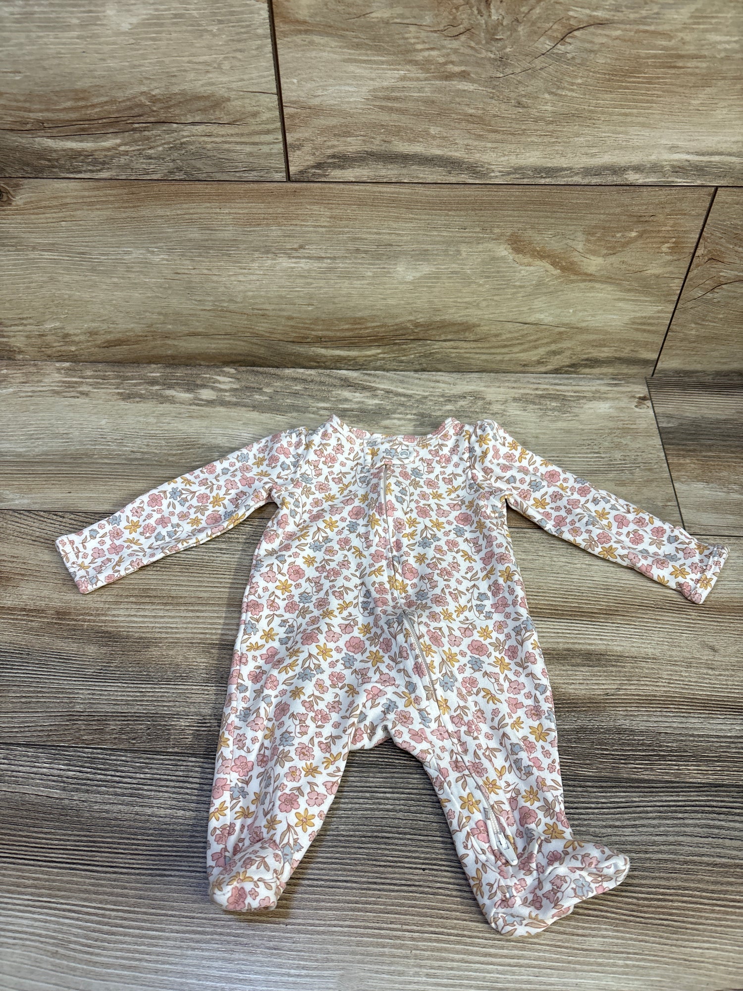 Carter's Floral Sleeper White sz Newborn
