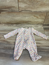 Carter's Floral Sleeper White sz Newborn