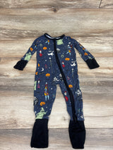 Little Sleepies x Disney 'Jack Skellington & Friends' Bamboo Sleeper Blue sz 6-12m