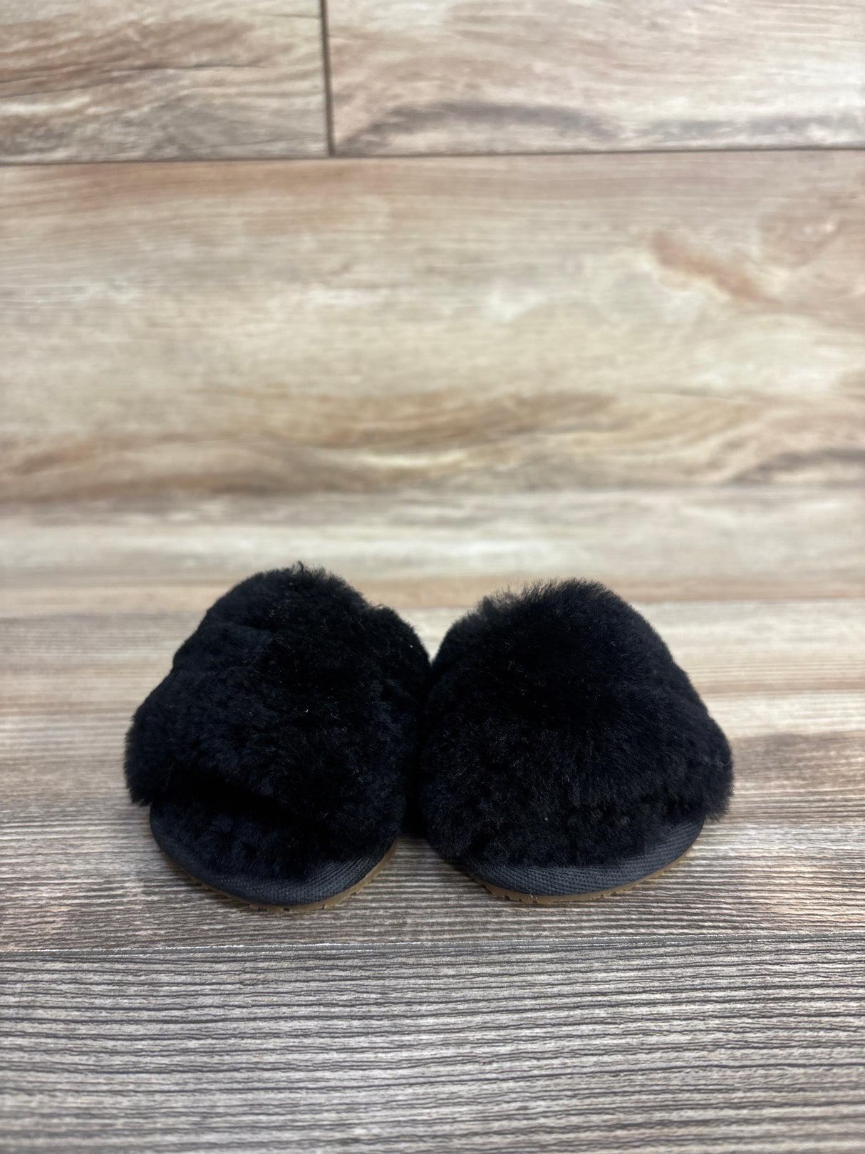 UGG Fluff Yeah Slides Black sz 0/1c