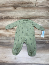 NEW Carter's Ribbed Palm Tree Sleeper Green sz 3m