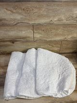 3pk Waterproof Bassinet Sheets White