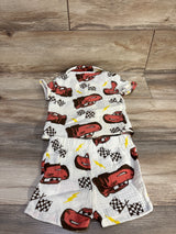 Disney Pixar Cars 2pc Gauze Button-Up Shirt & Shorts Set Cream sz 12m