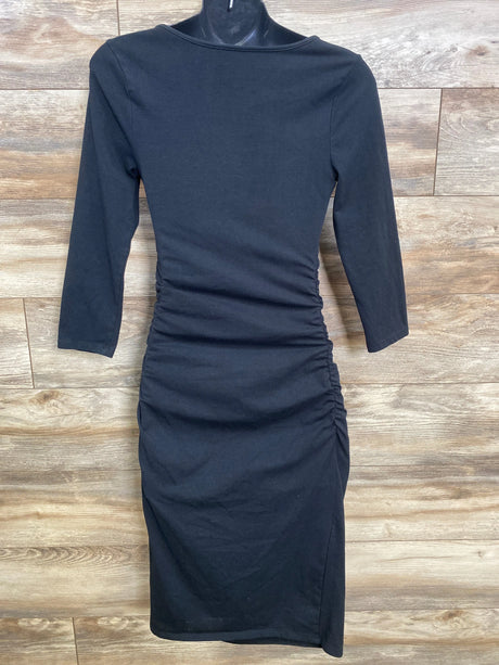 Isabel Maternity Solid Bodycon Dress Black sz Small - Me n Mommy To Be