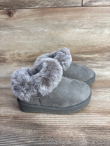 First Steps by Stepping Stones Faux Fur Boots Grey sz 3c