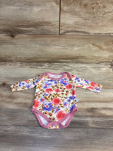 Dreamland Baby Bamboo Floral Dream Bodysuit Cream sz 0-3m
