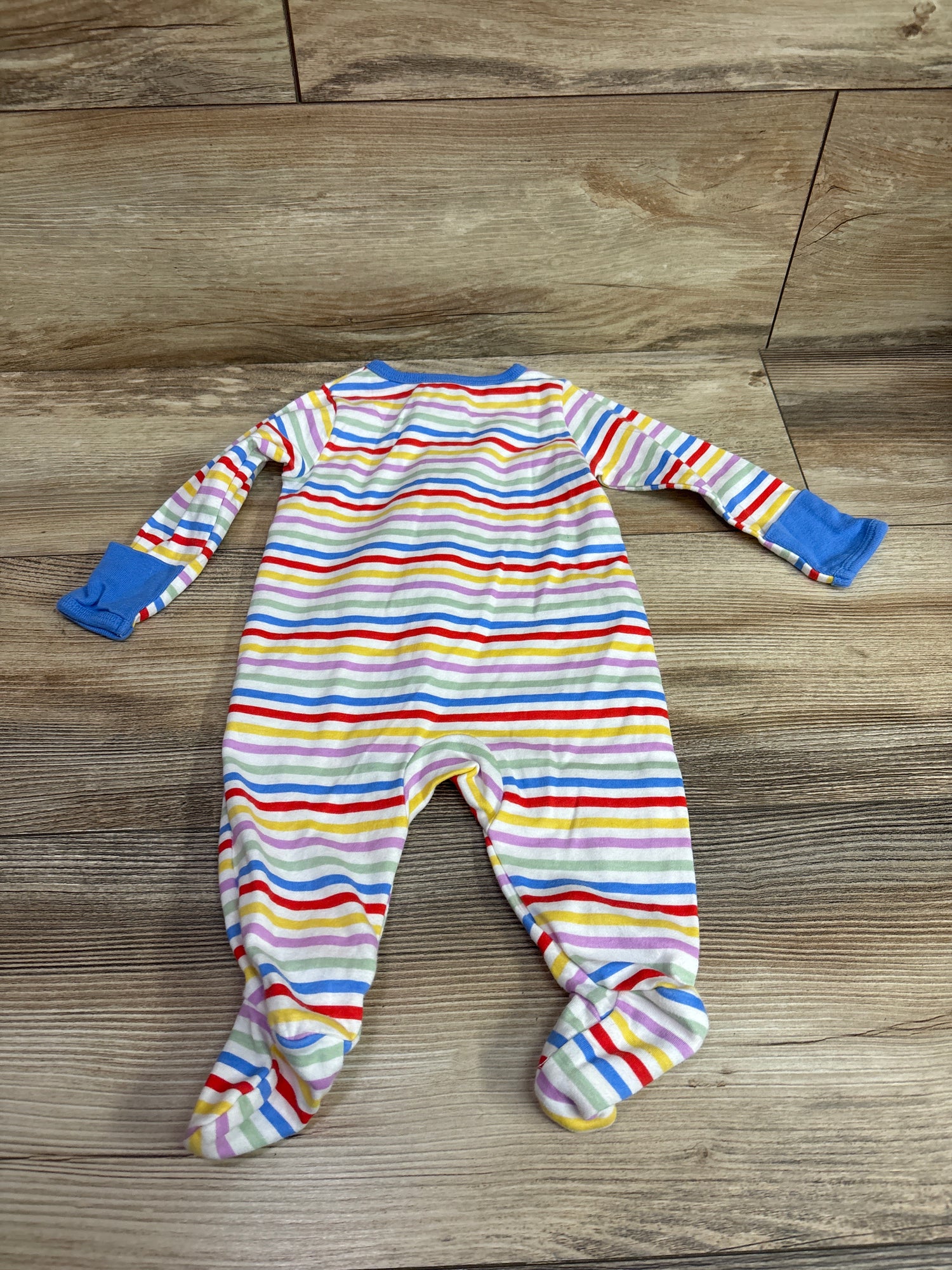 Wonder Nation Striped Sleeper White sz 0-3m