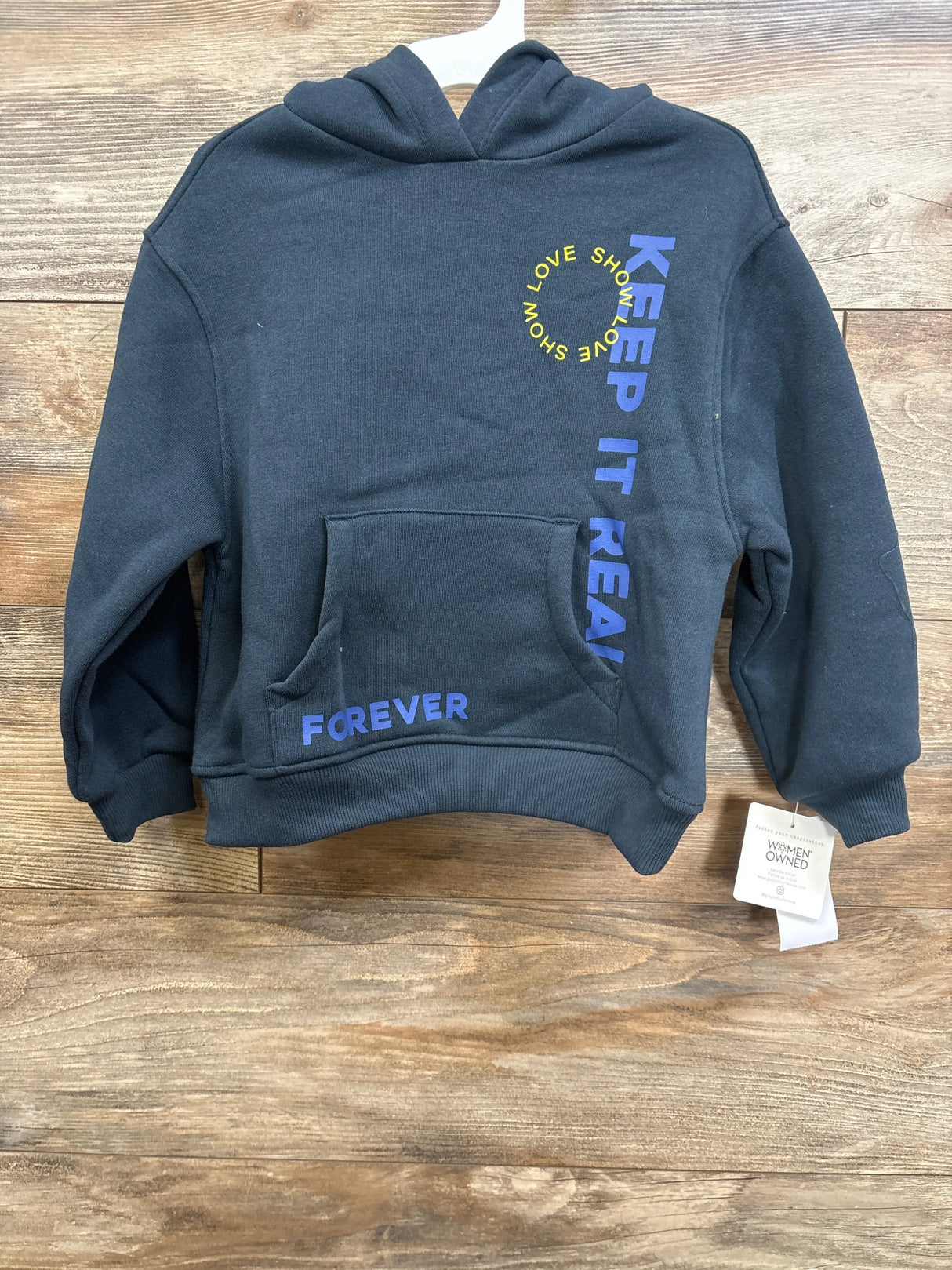 NEW Grayson Mini Show Love Pull Over Hoodie Blue sz 4T