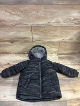 AQ Explore The Unknown Lined Puffer Jacket Black sz 2T