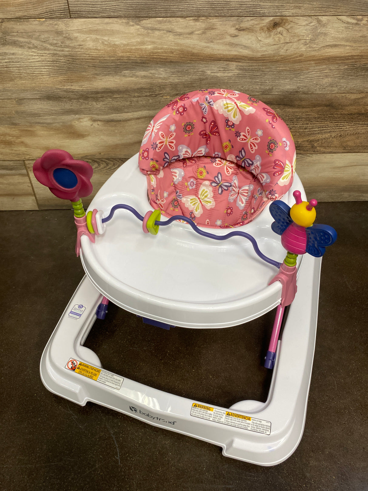 Baby Trend Walker Juneberry Print Pink