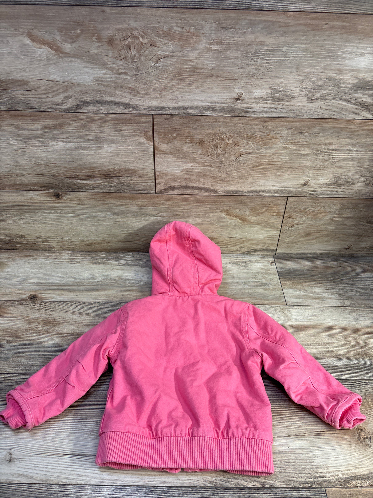 Carhartt Canvas Insulated Hooded Jacket Pink sz 18m