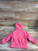 Carhartt Canvas Insulated Hooded Jacket Pink sz 18m