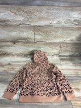 Cat & Jack Leopard Print Full Zip Jacket Brown sz 5T