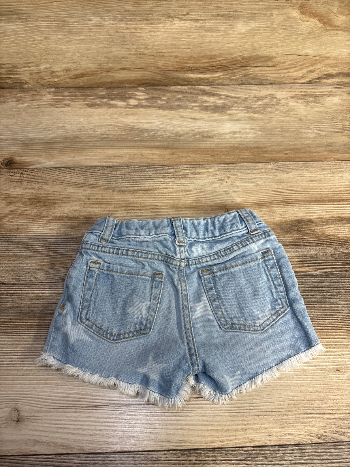 Cat & Jack Star Denim Shorts Blue sz 3T