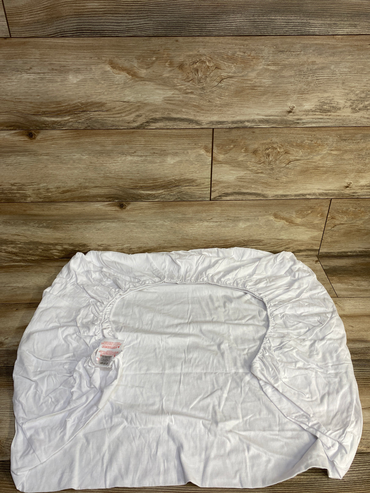 American Baby Co. Solid White Jersey Knit Fitted Crib Sheet