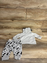 NEW Disney Baby Mickey Mouse Sweatshirt & Joggers 2pc Set Grey sz 0/3m