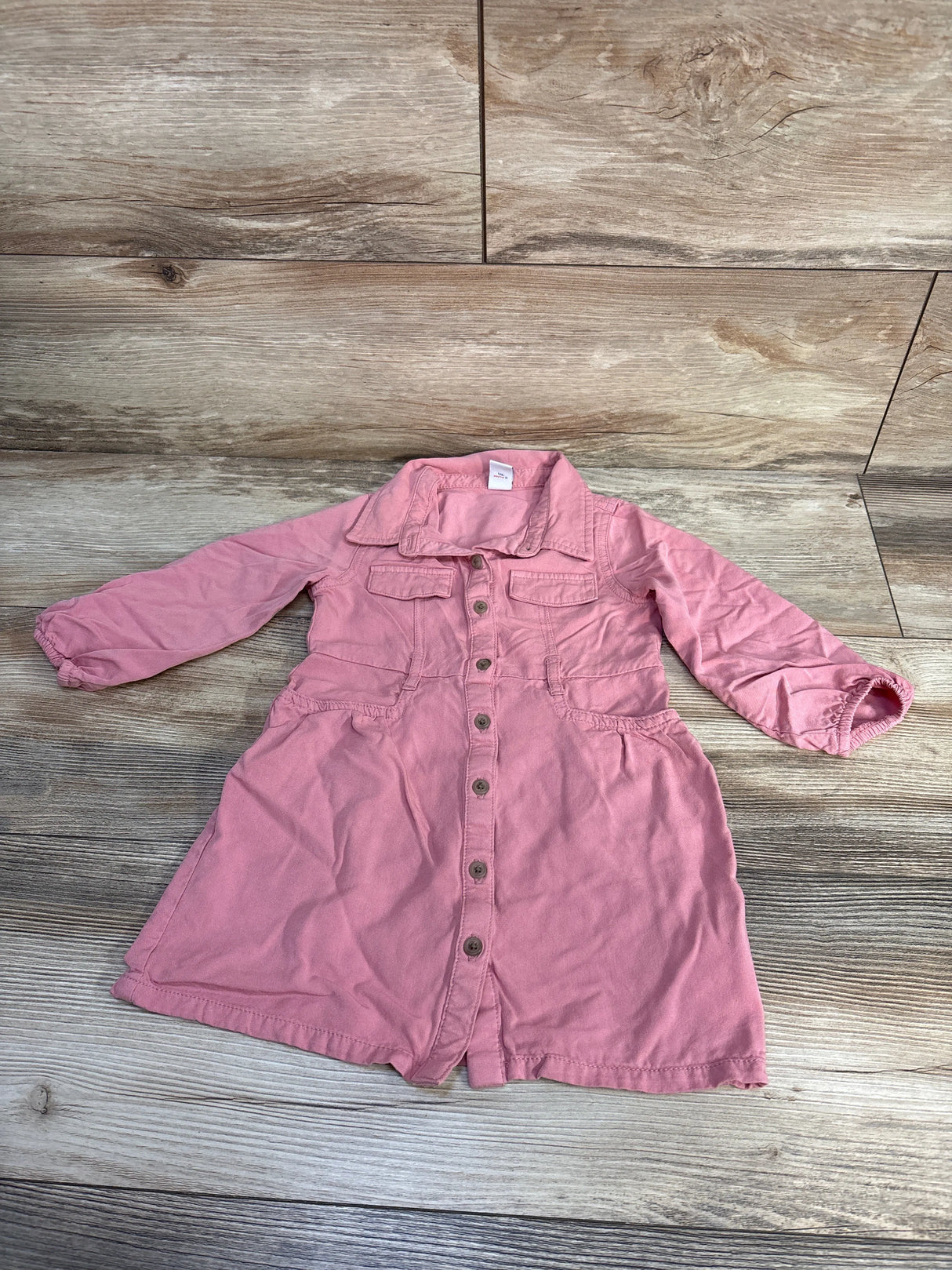 Old Navy Button Down Dress Pink sz 3T