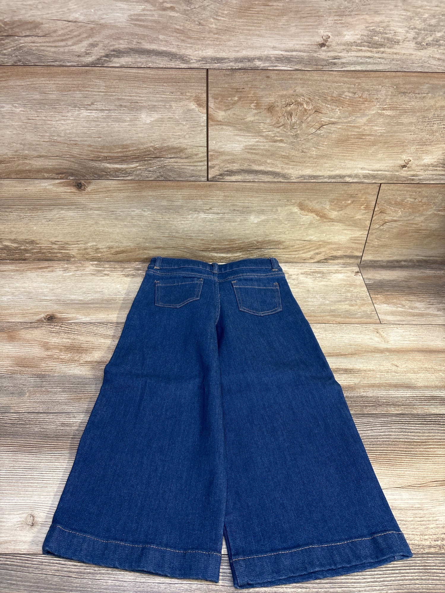 Jack Denim Pleated Wide Leg Jean In Medium Wash sz 4T