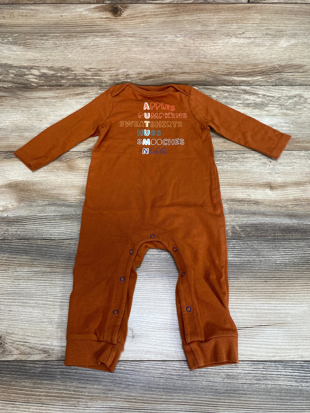 Cat & Jack AUTUMN Coverall Cinnamon sz 6-9m