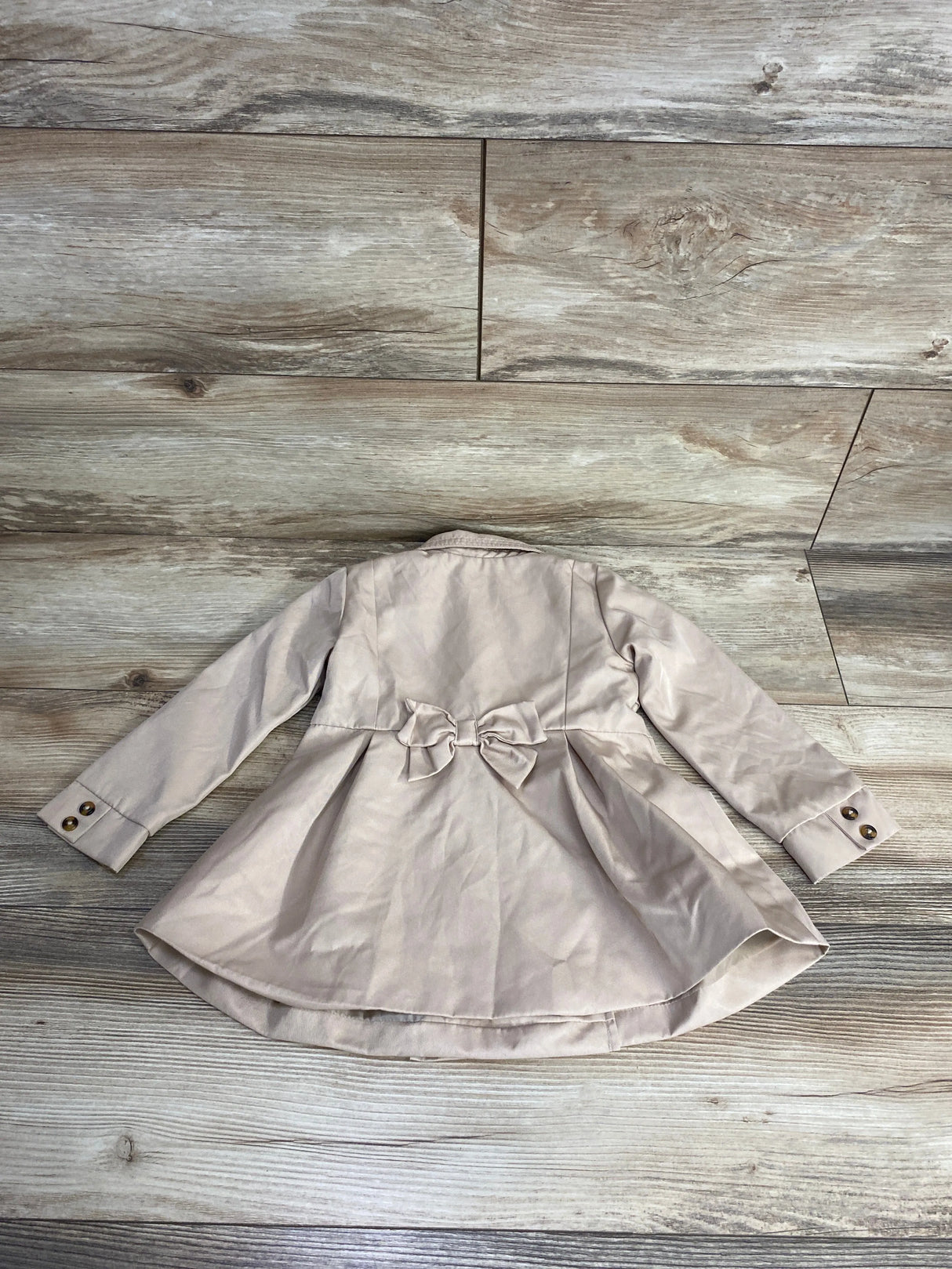 Tahari Baby Pea Coat Dress Tan sz 24m