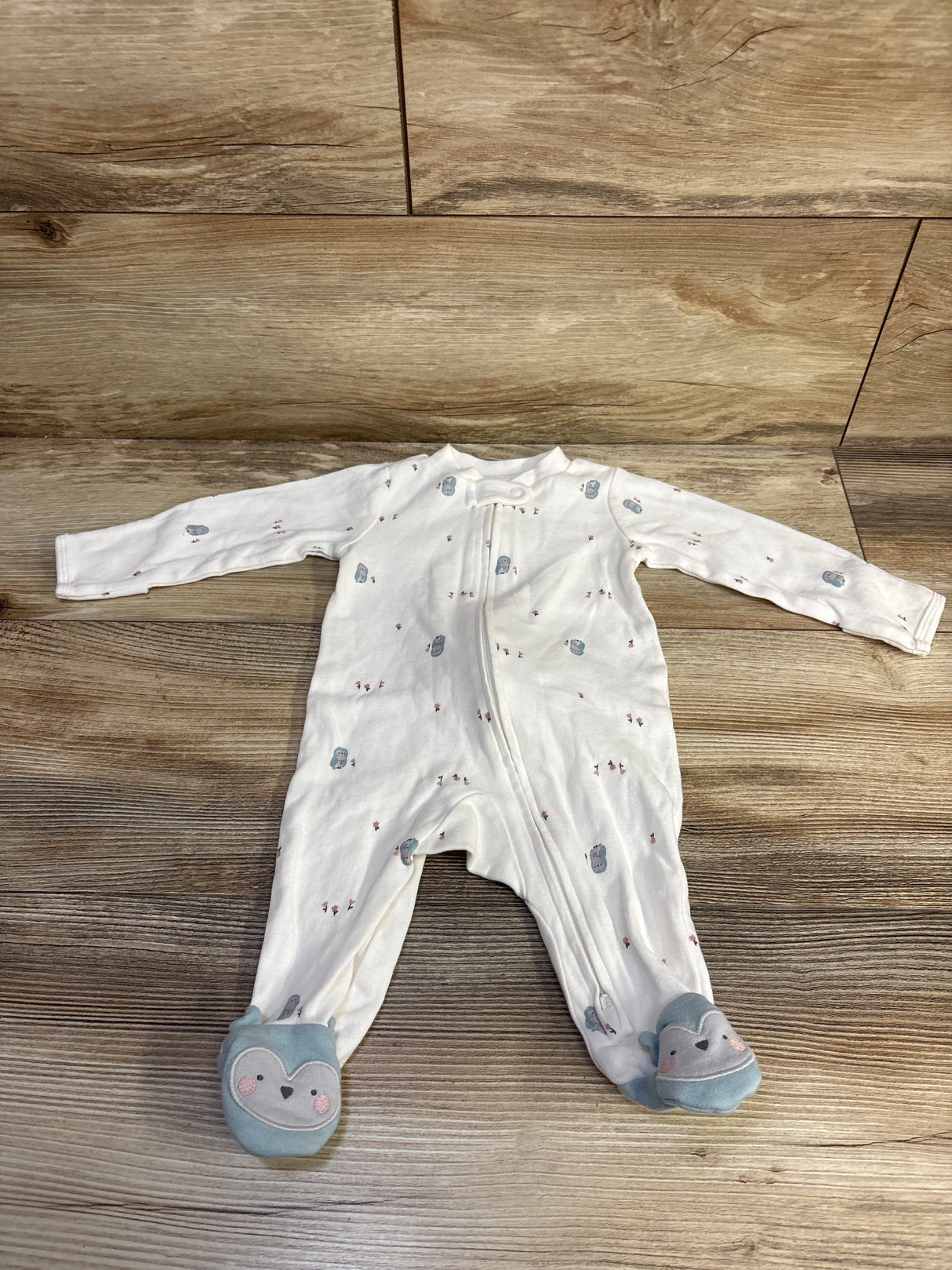 Carter's Sleeper White sz 3m