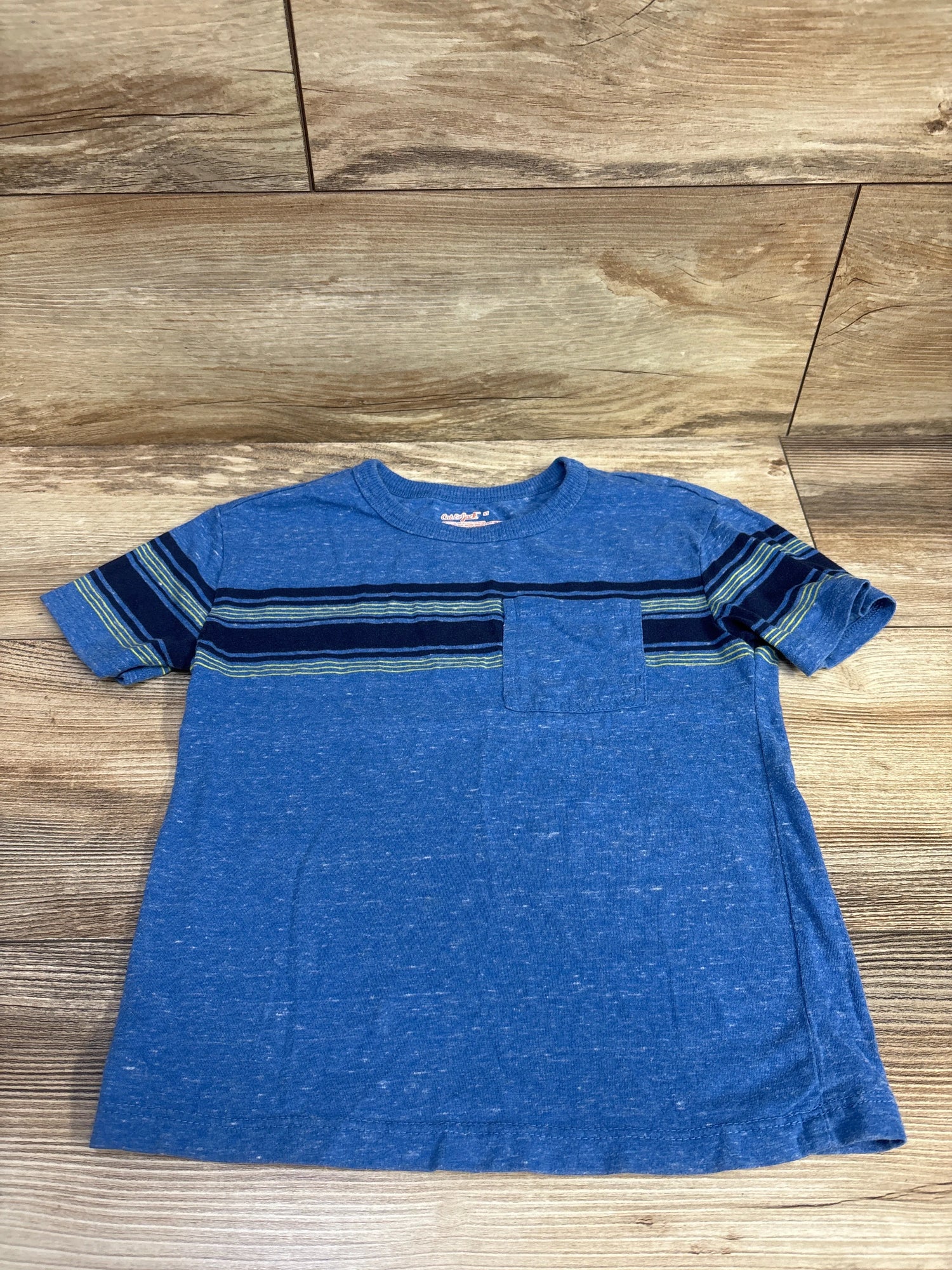 Cat & Jack Pocket Shit Blue sz 5T