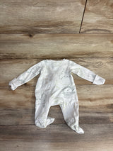 Carter's Animal Print Sleeper White sz Newborn