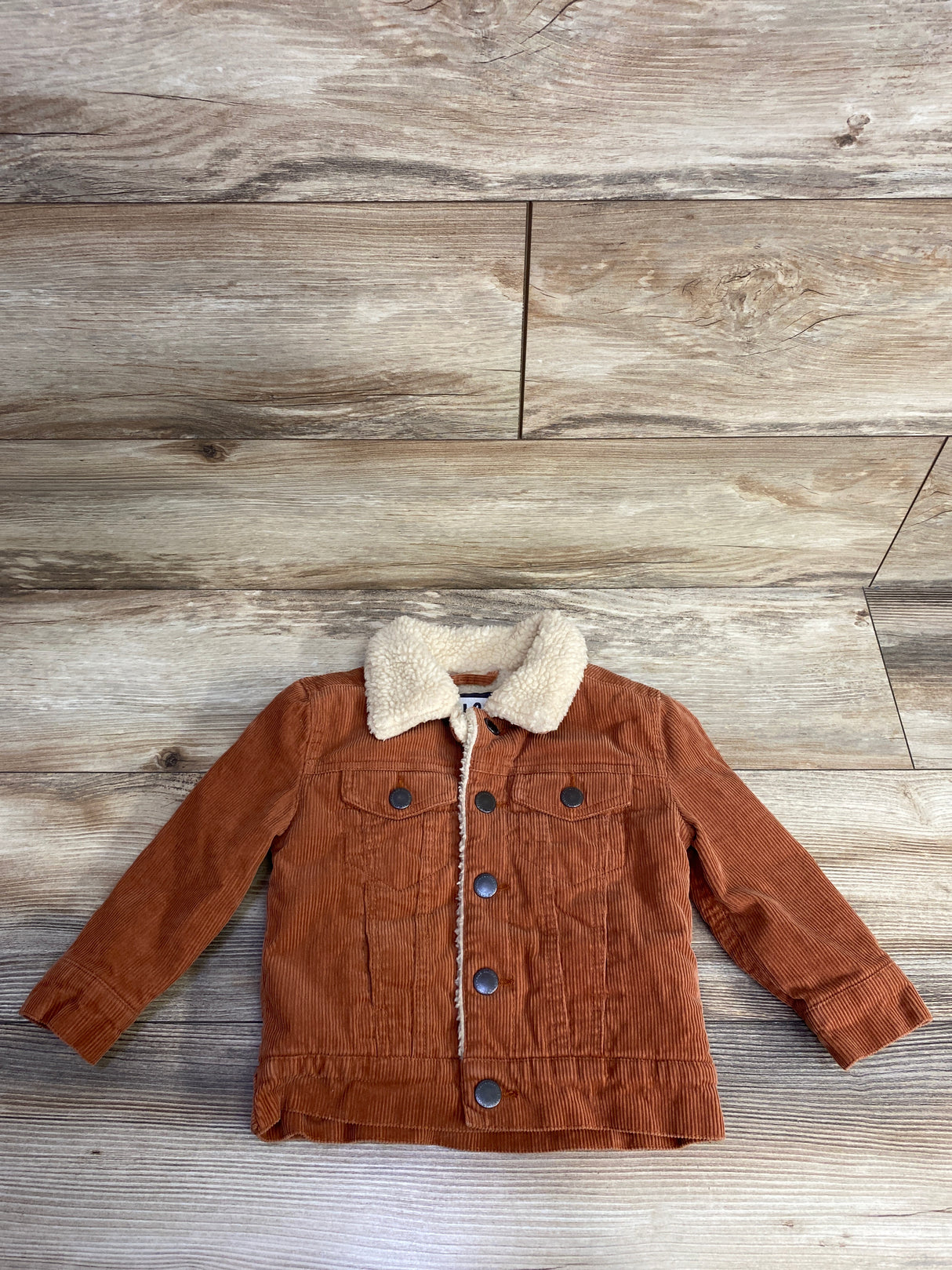 Cotton On Kids Jamie Cord Sherpa Jacket Terracotta sz 12-24m