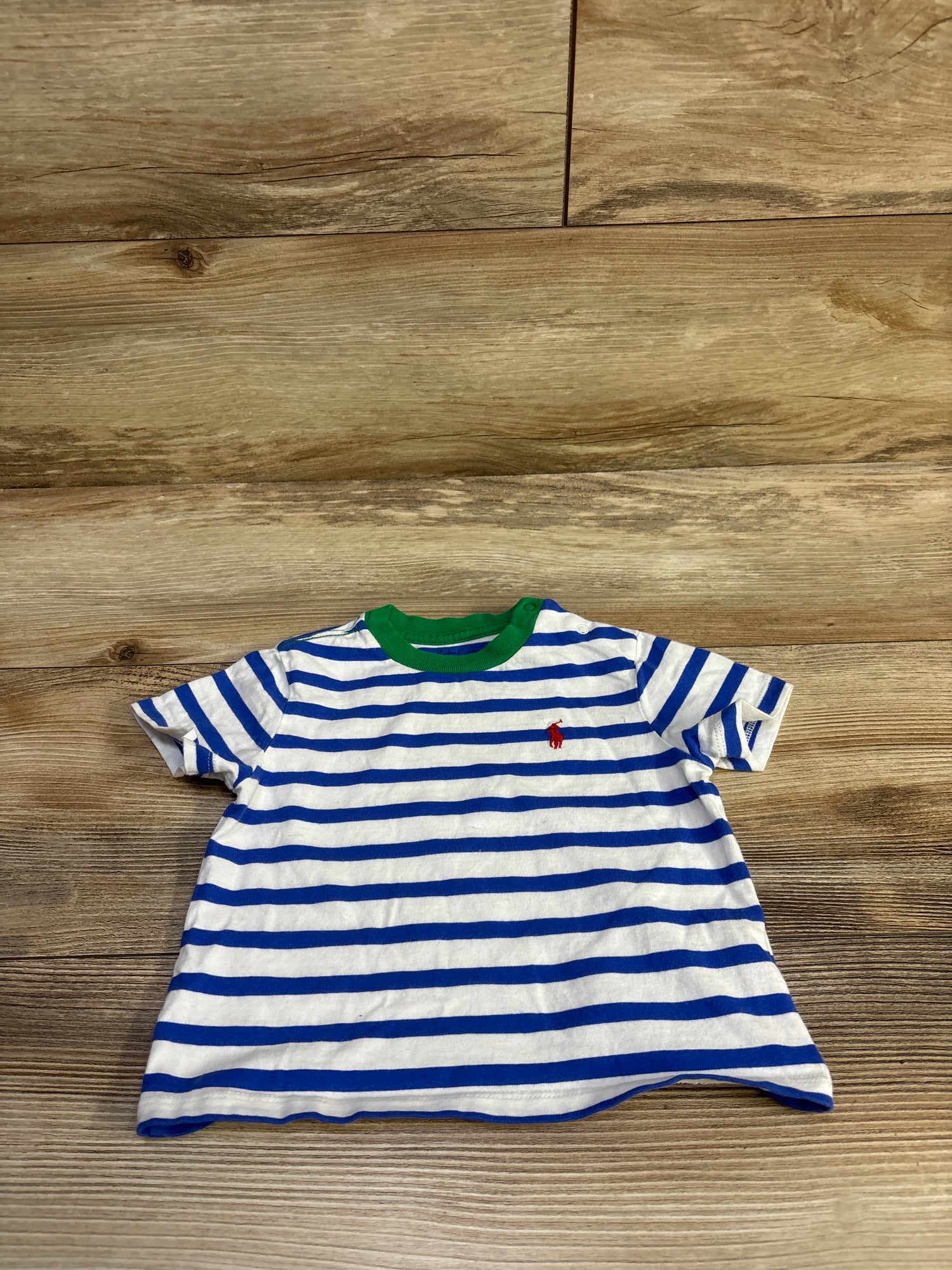 Ralph Lauren Striped Shirt White sz 12m