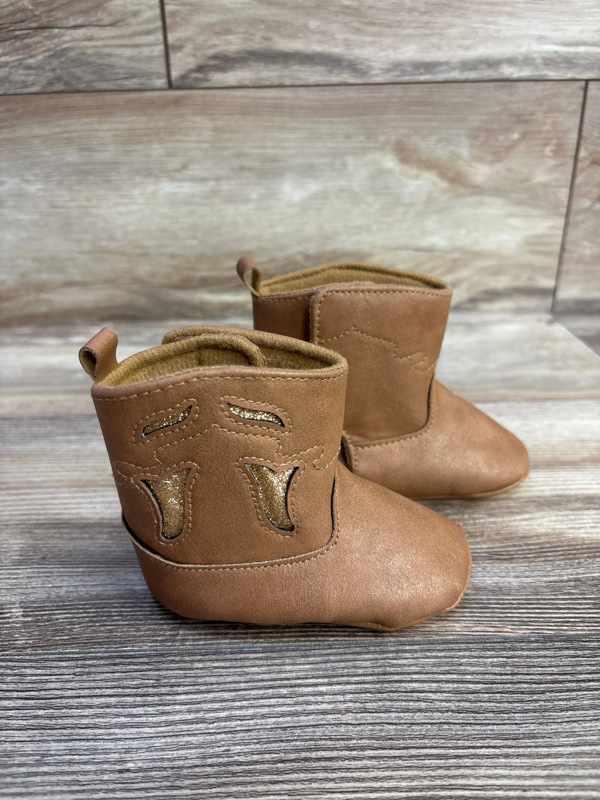 Vince Camuto Soft-Sole Western Cowboy Booties sz 3c