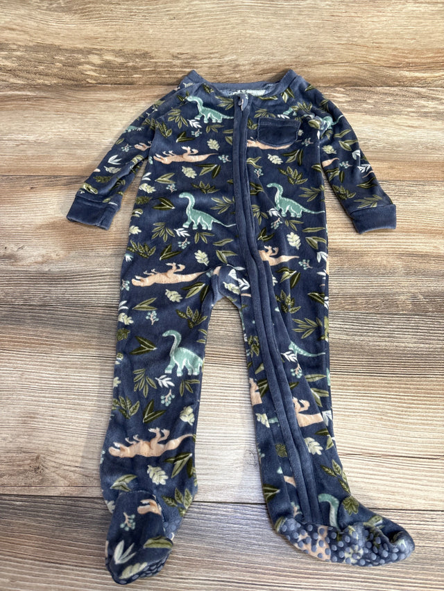 Nicole Miller Dinosaur Sleeper Blue sz 12m - Me n Mommy To Be