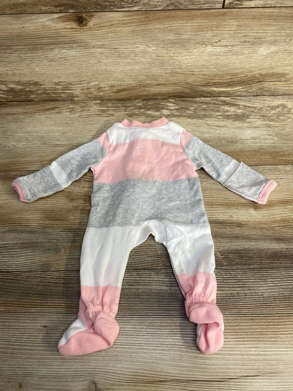 Honest Baby Organic Striped Sleeper Pink sz Preemie
