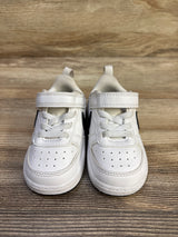 Nike Court Borough Low Recraft 'White Black' Sneakers sz 5c