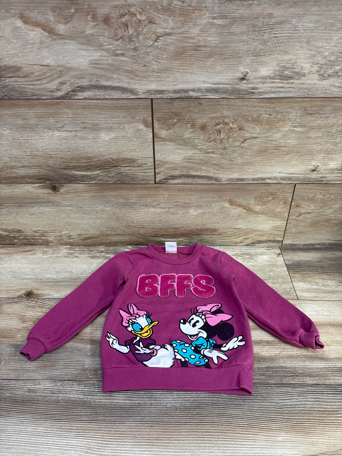 Disney Junior Minnie Mouse BFFS Sweatshirt Pink sz 3T