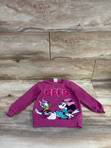 Disney Junior Minnie Mouse BFFS Sweatshirt Pink sz 3T