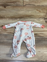 Carter's Floral Sleeper Grey sz 3m