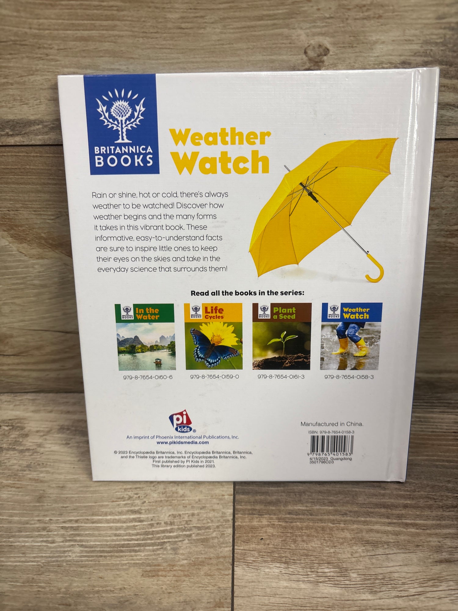 Britannica Books Weather Watch Hardcover Book