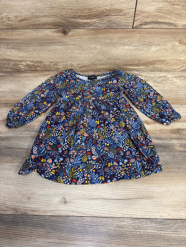 Picapino Floral Dress Blue sz 3T - Me n Mommy To Be