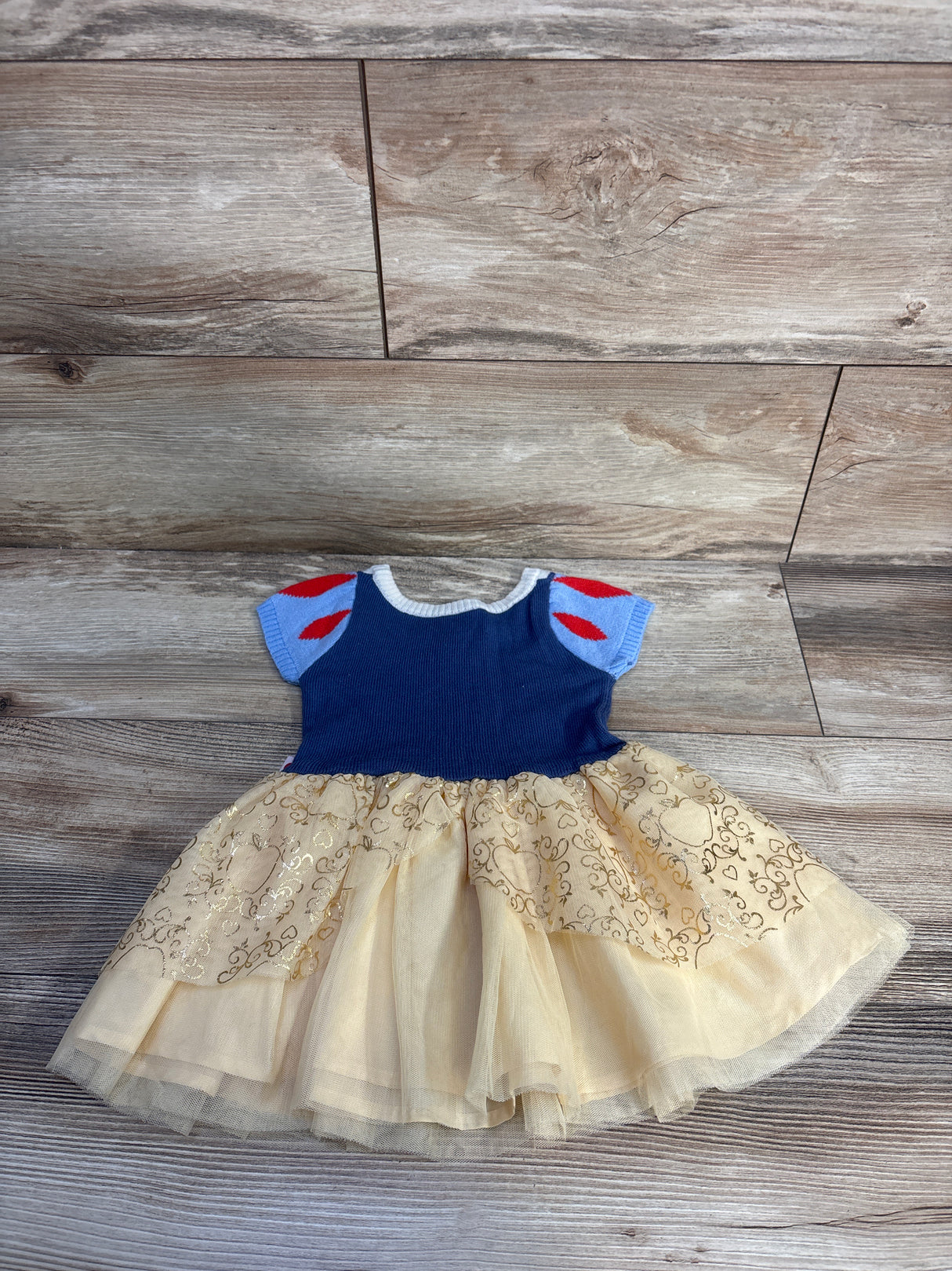 Disney Princess Snow White Cosplay Dress Blue sz 12m