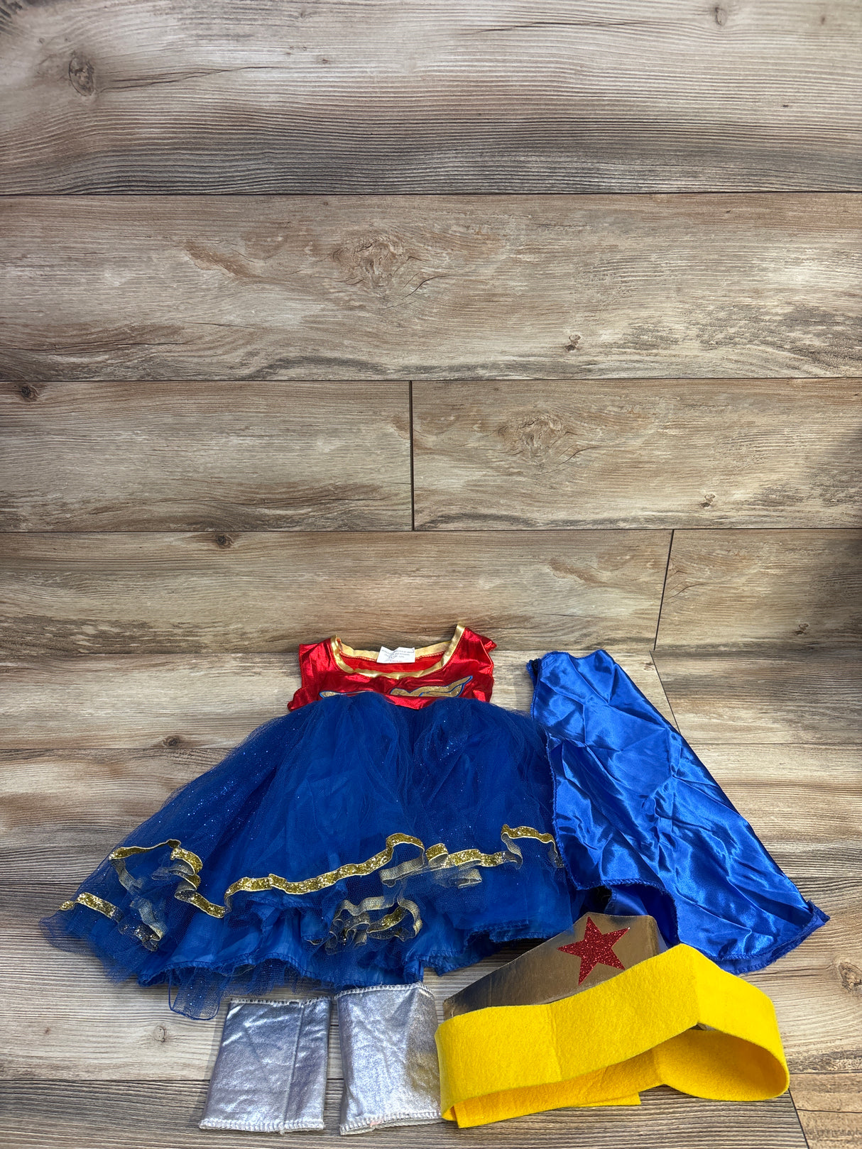 Rubies Wonder Woman 6pc Costume Red sz 3-5T